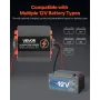 12V 30A DC to DC Battery Charger, 375W, On-Board Battery Charger for Lead-Acid, Lithium, AGM, GEL, and Flooded Batteries, Smart 
