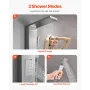VEVOR Shower Panel Tower System with Rainfall Shower Head, 53 in Brushed Stainless Steel Shower Column, 3-Function Faucet, High 
