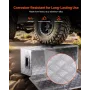 Heavy Duty Aluminum Truck Bed Værktøjskasse, Stripes Plated