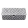 Heavy Duty Aluminum Truck Bed Værktøjskasse, Stripes Plated