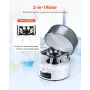 VEVOR Mini Centrifugemaskine, 3013xg RCF elektrisk laboratoriecentrifugemaskine med 2-i-1 rotor til 0,2/1,5/2ml rørkapacitet