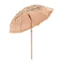 Tiki Umbrella, 6 ft Thatched Patio Umbrella with Tilt, Hawaiian Style Beach Parasol with Durable PP Thatch and 8 Metal Ribs, Gra
