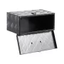 VEVOR Heavy Duty Aluminum Truck Bed Tool Box, Stripes Plated Tool Box with Side Handle and Top Handle, Storage Toolbox Chest Org