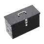 Heavy Duty Aluminum Truck Bed Tool Box, Stripes Plated Tool Box with Side Handle and Top Handle, Storage Toolbox Chest Organizer