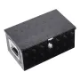 Heavy Duty Aluminum Truck Bed Tool Box, Stripes Plated Tool Box with Side Handle and Lock Keys, Storage Toolbox Chest Organizer 