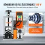 Automatic Wire Stripping Machine, 1.5mm-30mm Electric Motorized Cable Stripper, 180W, 18.3 m/min Wire Peeler with Visible Stripp