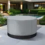 Udendørs Hot Tub Cover, 79 x 33 tommer / 2000 x 850 mm Vejr- og