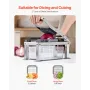 Vegetable Chopper Mandoline Slicer, All-in-1 Food Veggie Cutter with 9 Stainless Steel Blades, Cheese Grater Onion Potato Dicer 