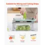VEVOR Vegetable Chopper Mandoline Slicer, All-in-1 Food Veggie Cutter with 9 Stainless Steel Blades, Cheese Grater Onion Potato 