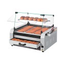 30 Hot Dog 11 Roller Electric Grill Cooker Machine Bun Warmer 2400W
