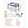 Vegetable Chopper Mandoline Slicer, All-in-1 Food Veggie Cutter with 9 Stainless Steel Blades, Cheese Grater Onion Potato Dicer 