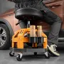 Rolling Shop Taburet, Heavy Duty pneumatisk garagesæde med 300