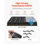 Gravel Grid, 2 Inch Depth, 32.81 x 9.84 FT / 10000 x 3000 mm, 1880 LBS Per Sq ft Grass Ground Retainer, Permeable Geo Grids Driv