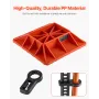 High Lift Jack Base and Handle Keeper, 295 x 295 mm Off Road Jack Stand Base with 7000 Pound Capacity, Heavy-Duty Farm Jacks Sup