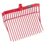 6PCS Manure Fork Replacement Head, 18 Angled Tines Horse Manure Fork Head, Durable Plastic Pitchfork Heads, Horse Mulch Rake for
