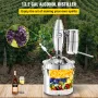 Kedel rustfrit stål vand destilleri 13,2 gallon essentiel olie