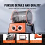 5kg Rotary Tumbler Surface Polisher Jewelry Polish Finish Machine Gem DIY