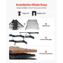 Gravel Grid, 2 Inch Depth, 16.4 x 6.5 FT / 5000 x 1980 mm, 1880 LBS Per Sq ft Grass Ground Retainer, Permeable Geo Grids Drivewa