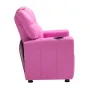 Kids Reclining Chair, Toddler Recliner with Cup Holder, 101° to 121° Adjustable Backrest, Easy-to-Clean PU Leather Recliner Couc