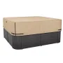 Outdoor Hot Tub Cover, 95x95x20in/2413x2413x508mm Weatherproof & Waterproof Hot Tub Cover Protector, 600D Heavy Duty Oxford Fabr