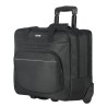 Rolling Laptop Bag 15.6 Inch Wheeled Computer Bag for Women & Men Black