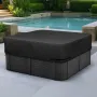 VEVOR Outdoor Hot Tub Cover, 80x80x20in/2030x2030x508mm Weatherproof & Waterproof Hot Tub Cover Protector, 600D Heavy Duty Oxfor