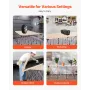 Portable Folding Workstand, 2455 x 1260 mm Collapsible Workbench, 2724 kg Weight Capacity, No Assembly Foldable Work Stand with 