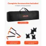 Portable Folding Workstand, 2455 x 1260 mm Collapsible Workbench, 2724 kg Weight Capacity, No Assembly Foldable Work Stand with 