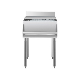 Commercial Ice Bin 61.6 L Underbar Ice Bin with Sliding Lid for Kitchens