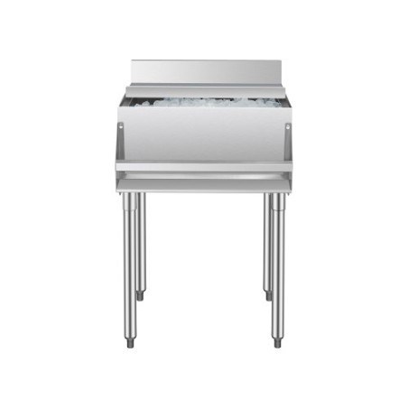 Commercial Ice Bin 61.6 L Underbar Ice Bin with Sliding Lid for Kitchens