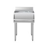 Commercial Ice Bin 61.6 L Underbar Ice Bin with Sliding Lid for Kitchens