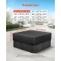 VEVOR Outdoor Hot Tub Cover, 76x76x20in/1930x1930x508mm Vejr- og vandtæt Hot Tub Cover Protector, 600D Heavy Duty Oxfor
