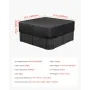 Outdoor Hot Tub Cover, 76x76x20in/1930x1930x508mm Weatherproof & Waterproof Hot Tub Cover Protector, 600D Heavy Duty Oxford Fabr