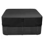 Outdoor Hot Tub Cover, 76x76x20in/1930x1930x508mm Weatherproof & Waterproof Hot Tub Cover Protector, 600D Heavy Duty Oxford Fabr