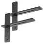 T Shelf Brackets 2 Pcs, 200 lbs/90 kg Weight Capacity, 14x2.89x12 in / 355.6x73.5x304.8 mm, Solid Steel Heavy Duty Brackets for 