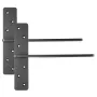 T Shelf Brackets 2 Pcs, 200 lbs/90 kg Weight Capacity, 14x2.89x12 in / 355.6x73.5x304.8 mm, Solid Steel Heavy Duty Brackets for 