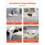 Portable Folding Workstand, 2445 x 1255 mm Collapsible Workbench, 2724 kg Weight Capacity, No Assembly Foldable Work Stand with 