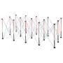 Portable Folding Workstand, 2445 x 1255 mm Collapsible Workbench, 2724 kg Weight Capacity, No Assembly Foldable Work Stand with 