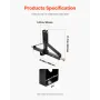 3 Point Trailer Hitch with 2 in Receiver, 3pt Quick Hitch Attachment for Category 1 Tractor, 3000lbs Capacity, Tow Drawbar Adapt