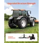 3 Point Trailer Hitch with 2 in Receiver, 3pt Quick Hitch Attachment for Category 1 Tractor, 3000lbs Capacity, Tow Drawbar Adapt