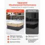 Outdoor Hot Tub Cover, 90x90x20in/2285x2285x508mm Vejr- og