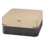Outdoor Hot Tub Cover, 90x90x20in/2285x2285x508mm Weatherproof & Waterproof Hot Tub Cover Protector, 600D Heavy Duty Oxford Fabr