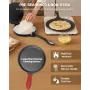 Tortilla Press, 8 Inch Cast Iron Tortilla and Roti Maker, Heavy Duty Tortilladora Press, Pataconera Makers with Handle and 100 P