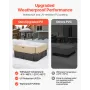Outdoor Hot Tub Cover, 85x85x20in/2160x2160x508mm Weatherproof & Waterproof Hot Tub Cover Protector, 600D Heavy Duty Oxford Fabr
