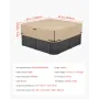 VEVOR Outdoor Hot Tub Cover, 85x85x20in/2160x2160x508mm Vejr- og vandtæt Hot Tub Cover Protector, 600D Heavy Duty Oxfor
