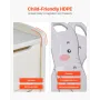 Kids Toy Storage, 4-Tier Elephant-Shape Toy Storage Organizer with 10 Plastic Movable Bins, Kids Cubby Cabinet Made from HDPE fo
