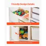 VEVOR Kids Toy Storage, 4-Tier Elephant-Shape Toy Storage Organizer with 10 Plastic Movable Bins, Kids Cubby Cabinet Made from H