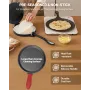 Tortilla Press, 10 Inch Cast Iron Tortilla and Roti Maker, Heavy Duty Tortilladora Press, Pataconera Makers with Handle and 100 