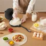Tortilla Press, 10 Inch Cast Iron Tortilla and Roti Maker, Heavy Duty Tortilladora Press, Pataconera Makers with Handle and 100 