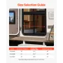 RV Screen Door Protector, 622.3 x 508 mm Door Grille, Easy to Install and Disassemble, Reinforced Breathable Protective Mesh, Al